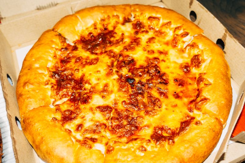 Meat Feast pizza with multiple meat toppings
