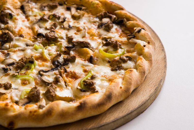 Four Cheese pizza with premium cheese blend