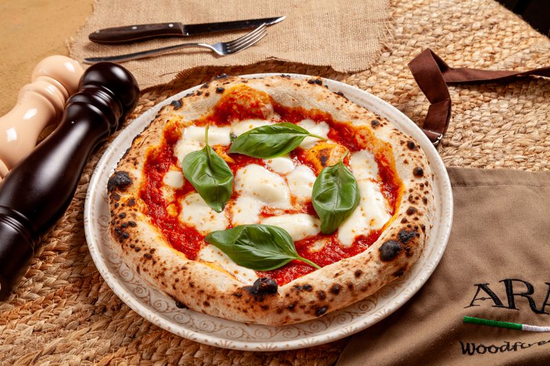 Apache Classic Margherita stone-baked pizza